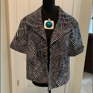 Chaus Black and White Jacket